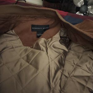 Geoffrey beane brown men's bomber jacket
